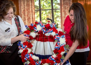 LSU Observes Memorial Day - Placing of Wreath